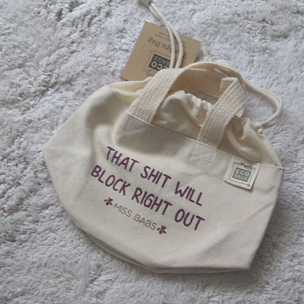 100% certified organic spa bag BNWT